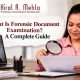 What is forensic document examination by Hiral A. Mehta